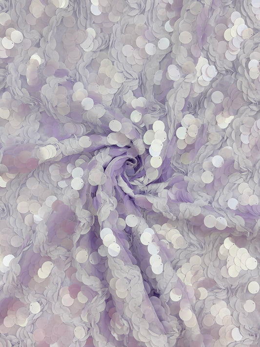 Mesh Sequin Fabric –