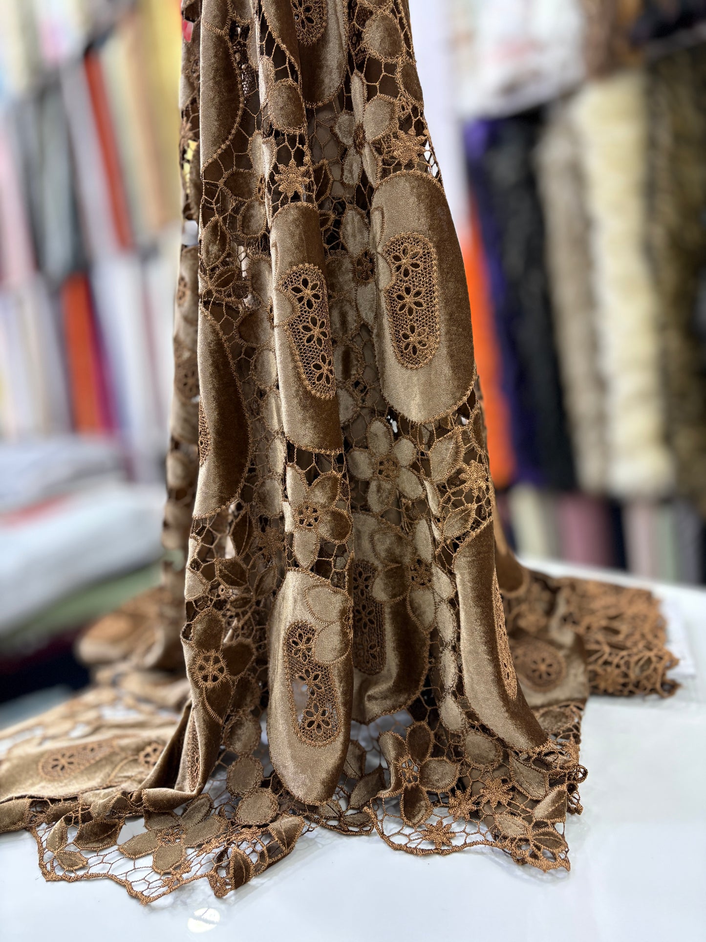 Velvet Cutwork with Border (DN2)