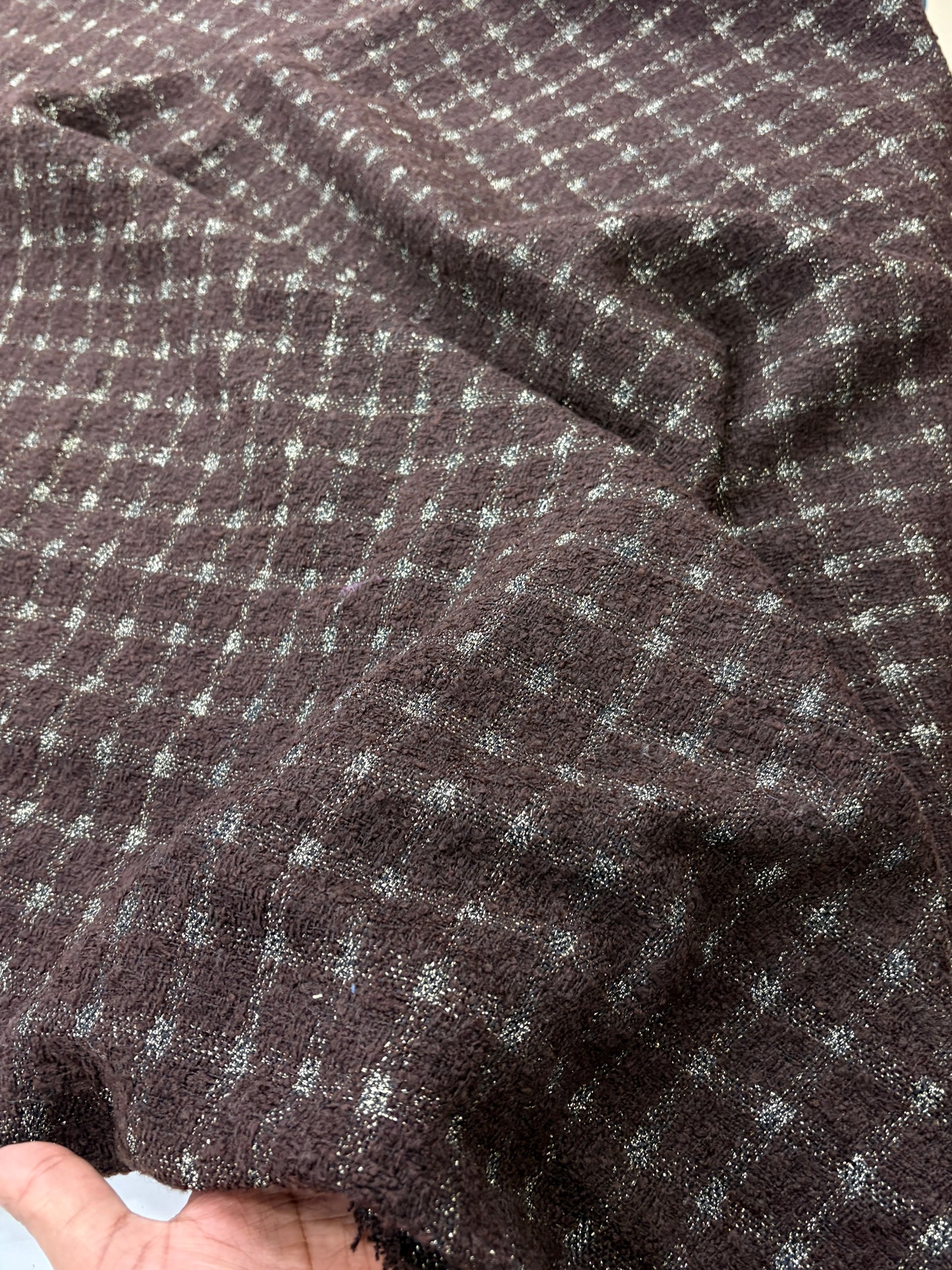 Luxe Lurex Check Tweed