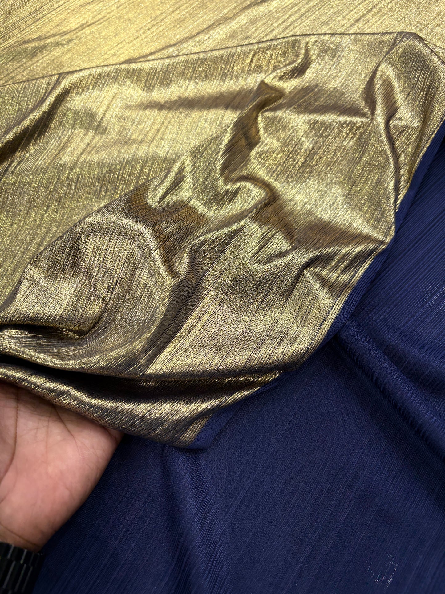 Foil Textured Lycra Knit