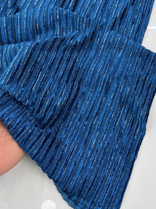Fancy Sparkle Velvet Stripes
