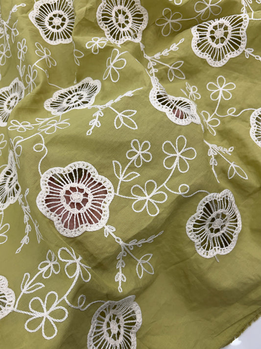 Cotton Cutwork Embroidery