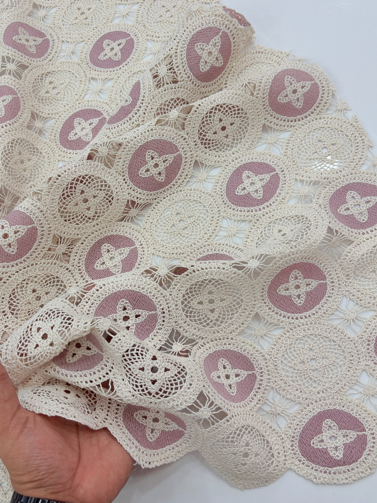 Crochet Cutwork Fabric