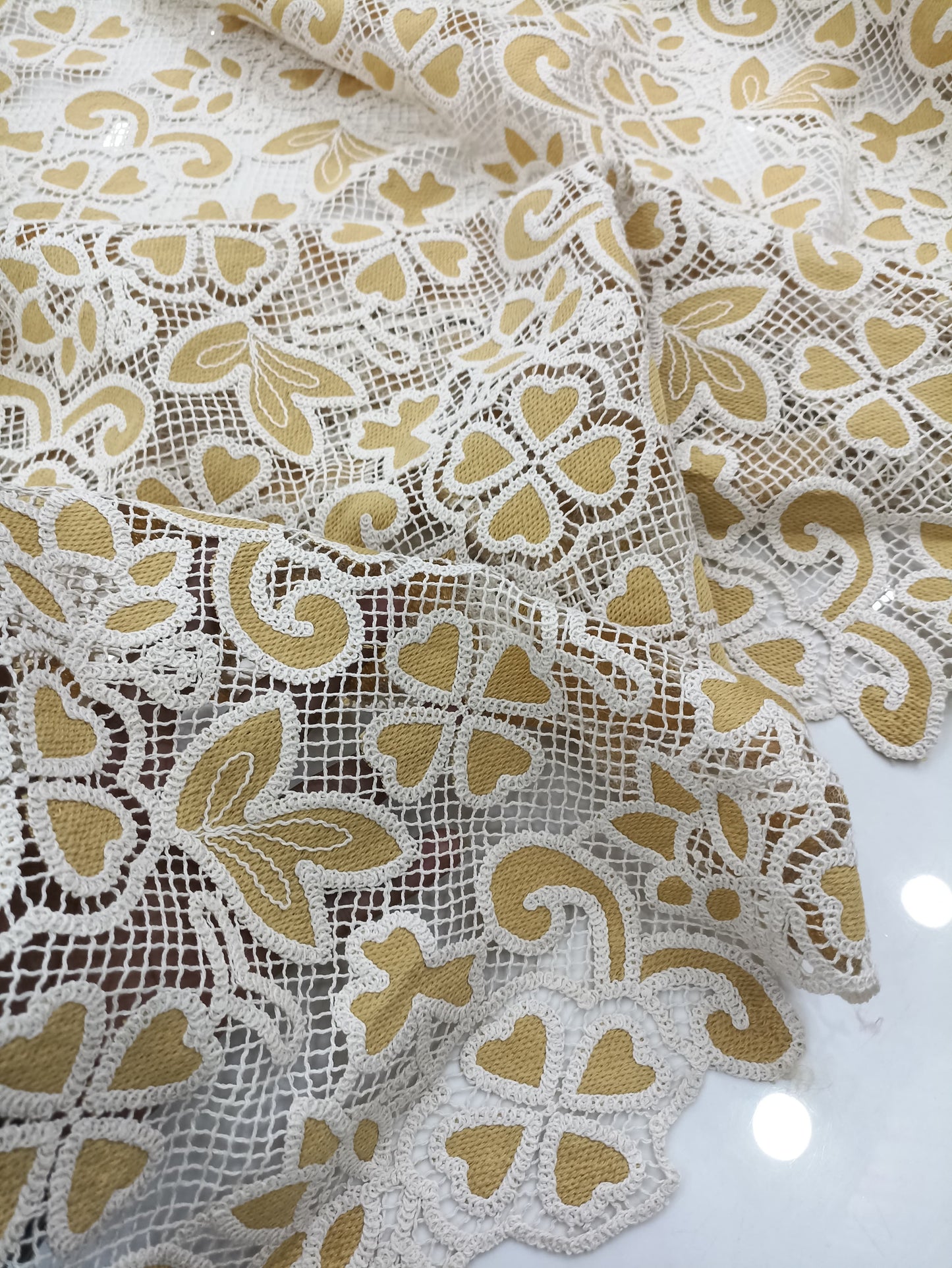 Crochet Cutwork Fabric