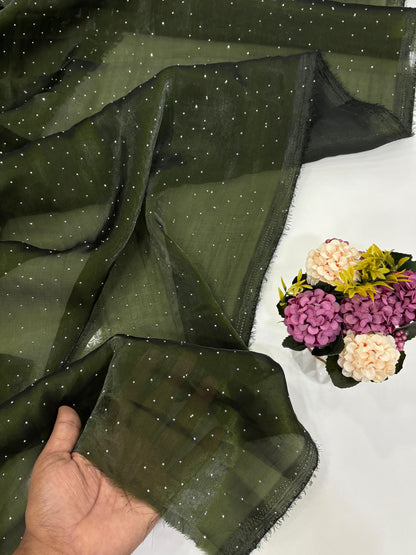 Organza Rhinestone