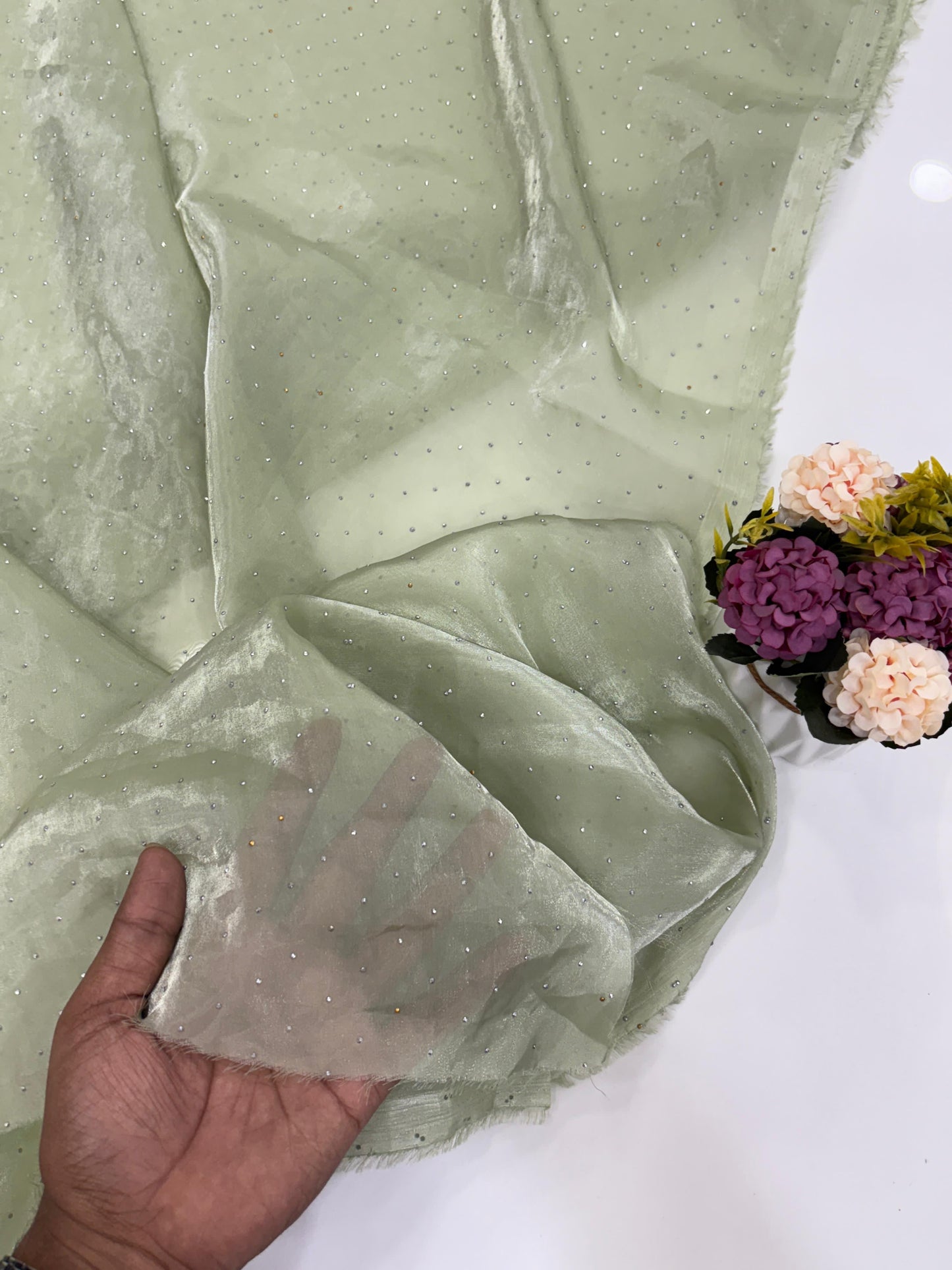 Organza Rhinestone