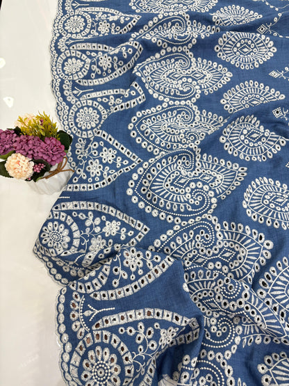 Cotton Denim Embroidery