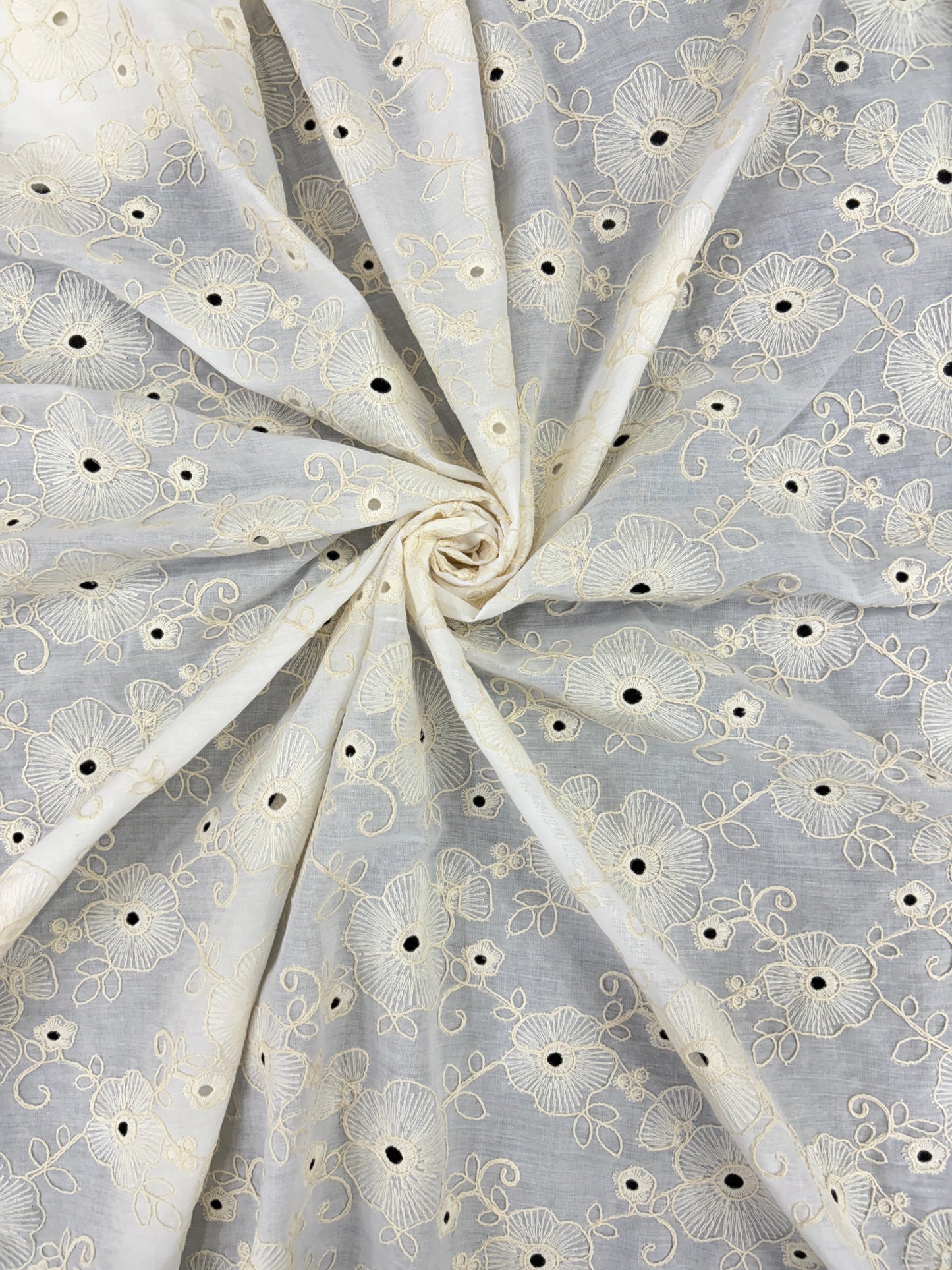 Cotton Floral Embroidery