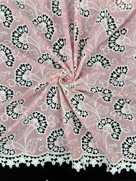 Flower Emroidery Cutwork DN3