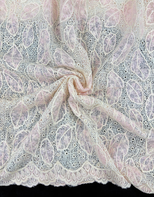 Leaf Embroidery With Seqin