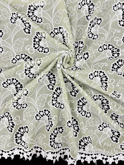 Flower Emroidery Cutwork DN3