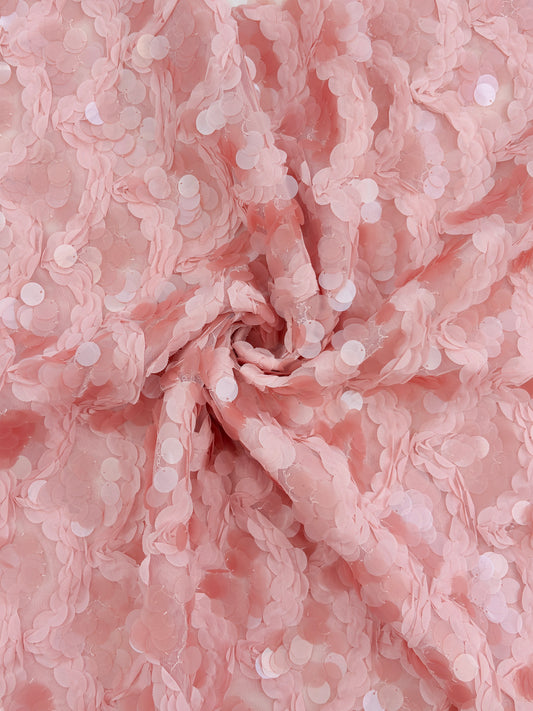 Mesh Sequin Fabric –