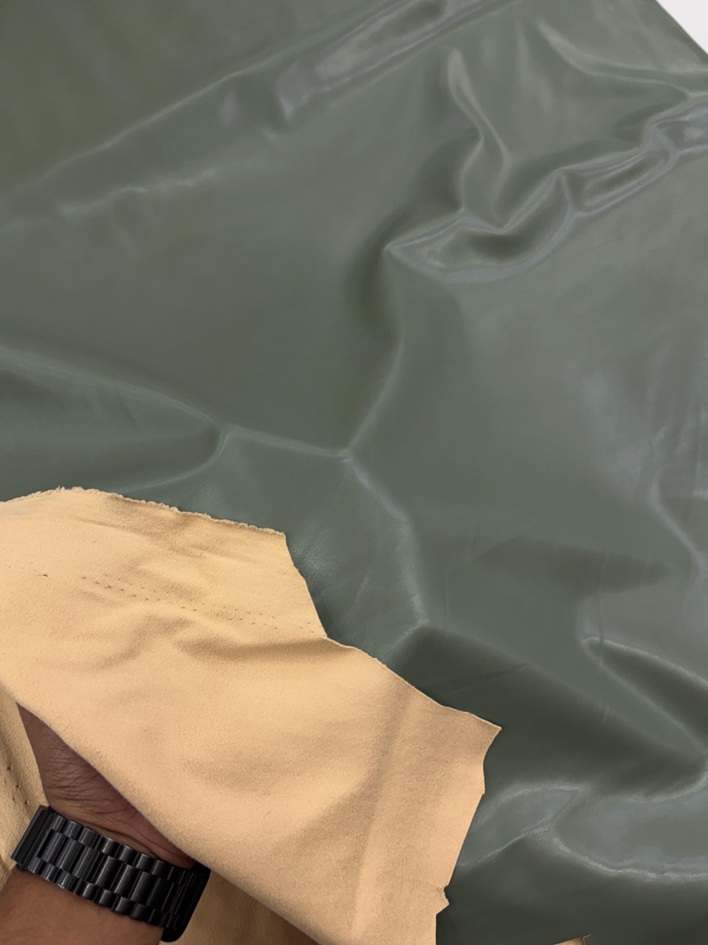 Premium Stretch Faux PU Leather Fabric – 56" Width