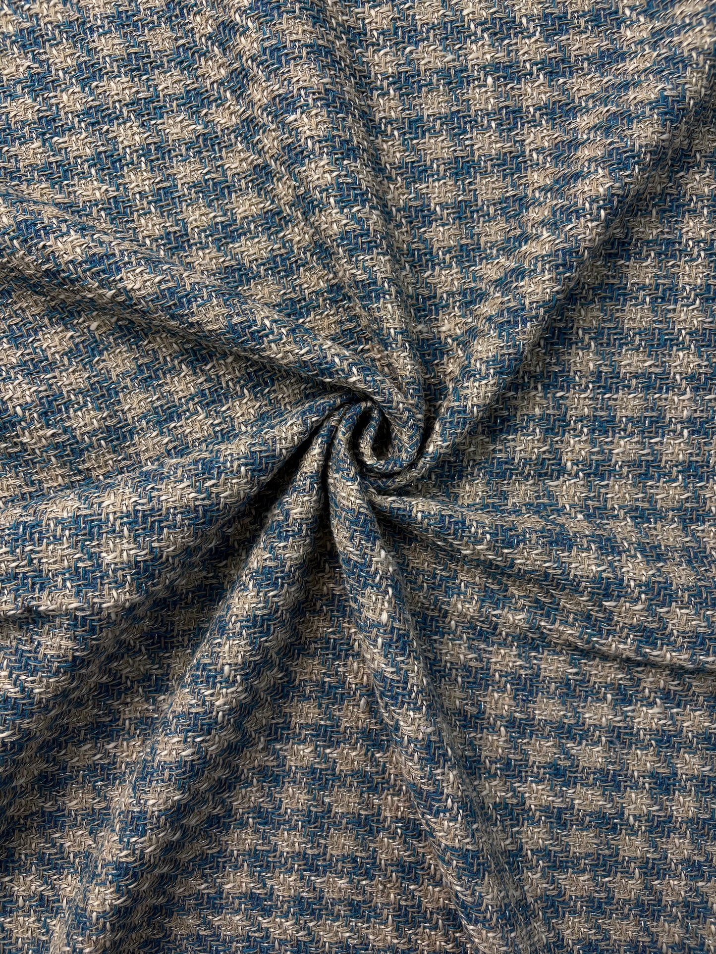 Hundstooth Design Tweed Fabric – 60” Width