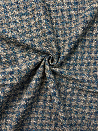 Hundstooth Design Tweed Fabric – 60” Width