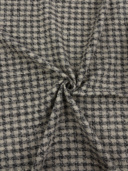Hundstooth Design Tweed Fabric – 60” Width