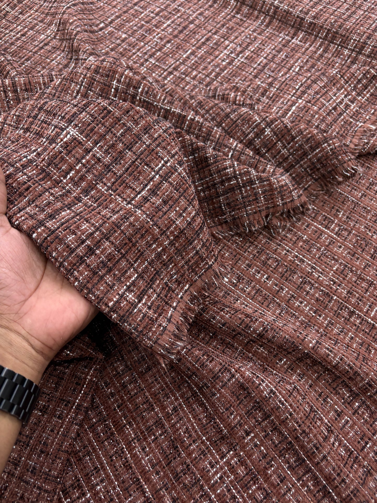 Chenille Lurex Tweed – 60” Width