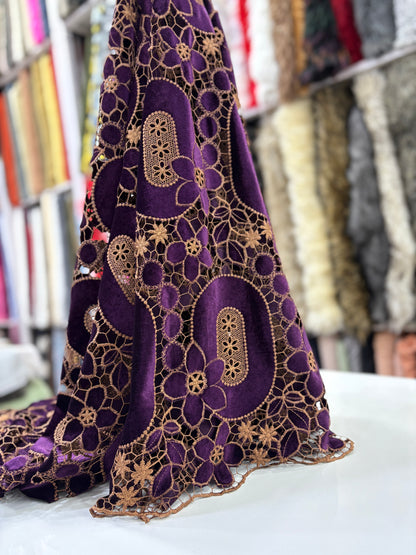 Velvet Cutwork with Border (DN2)