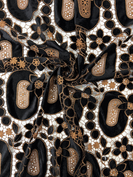 Velvet Cutwork with Border (DN2)