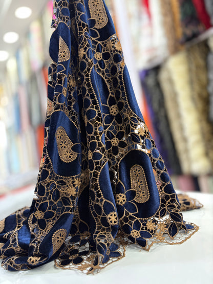Velvet Cutwork with Border (DN2)