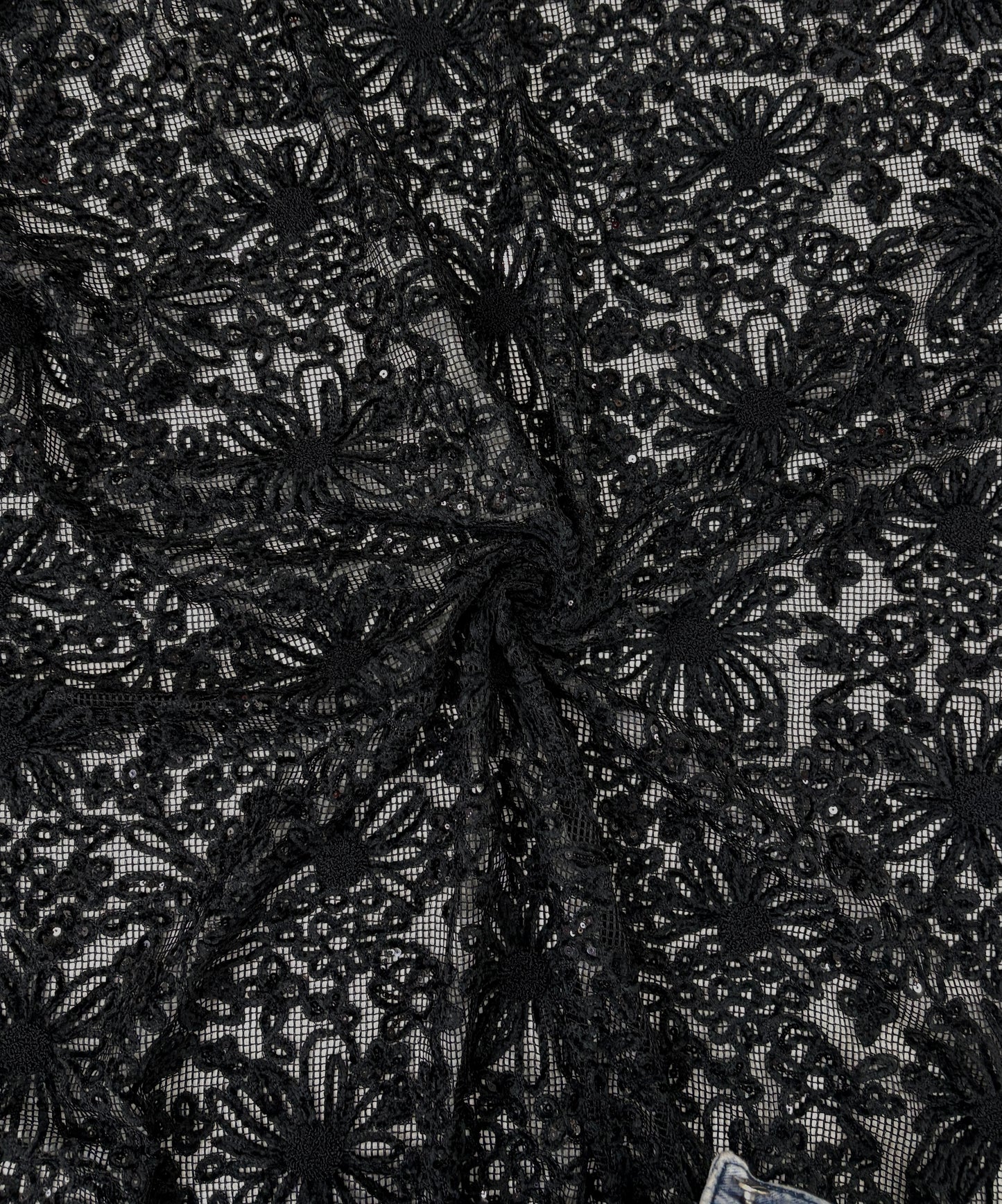 Chenille Embroidery with Sequence