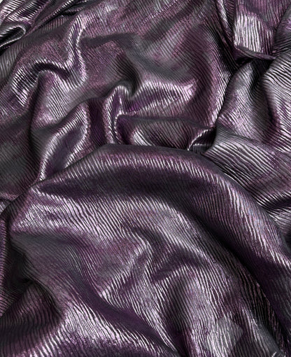 Chiffon Pleating with Dual foil