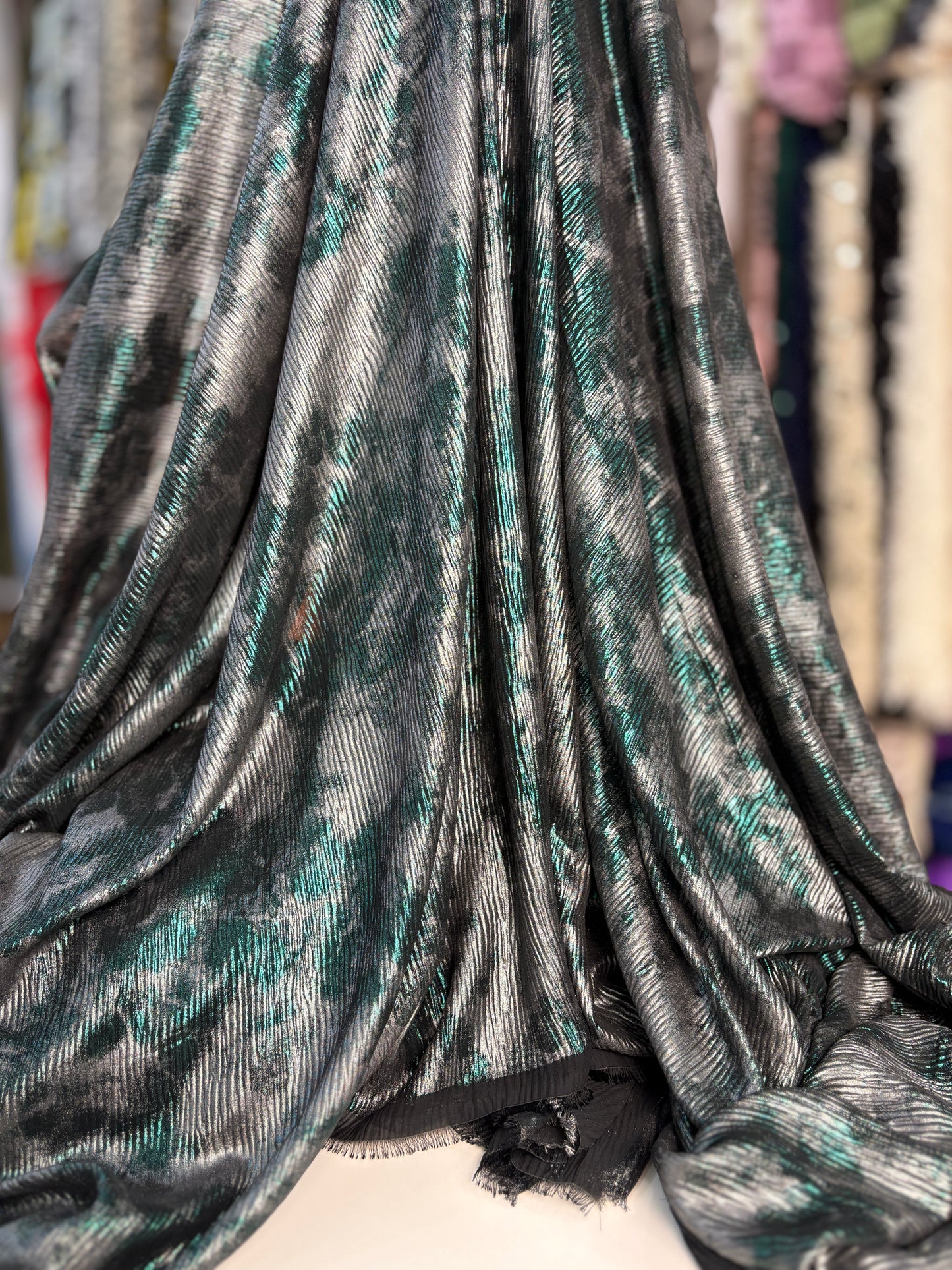 Chiffon Pleating with Dual foil