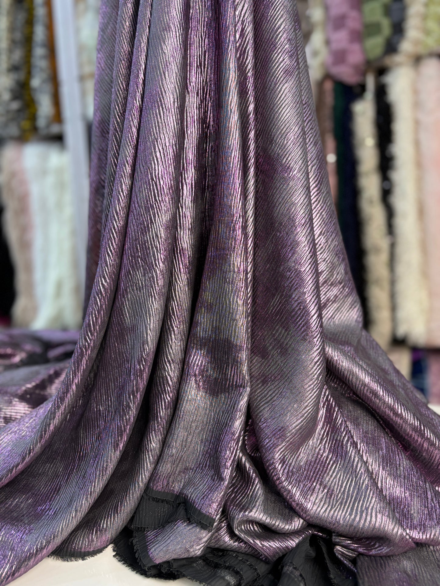 Chiffon Pleating with Dual foil