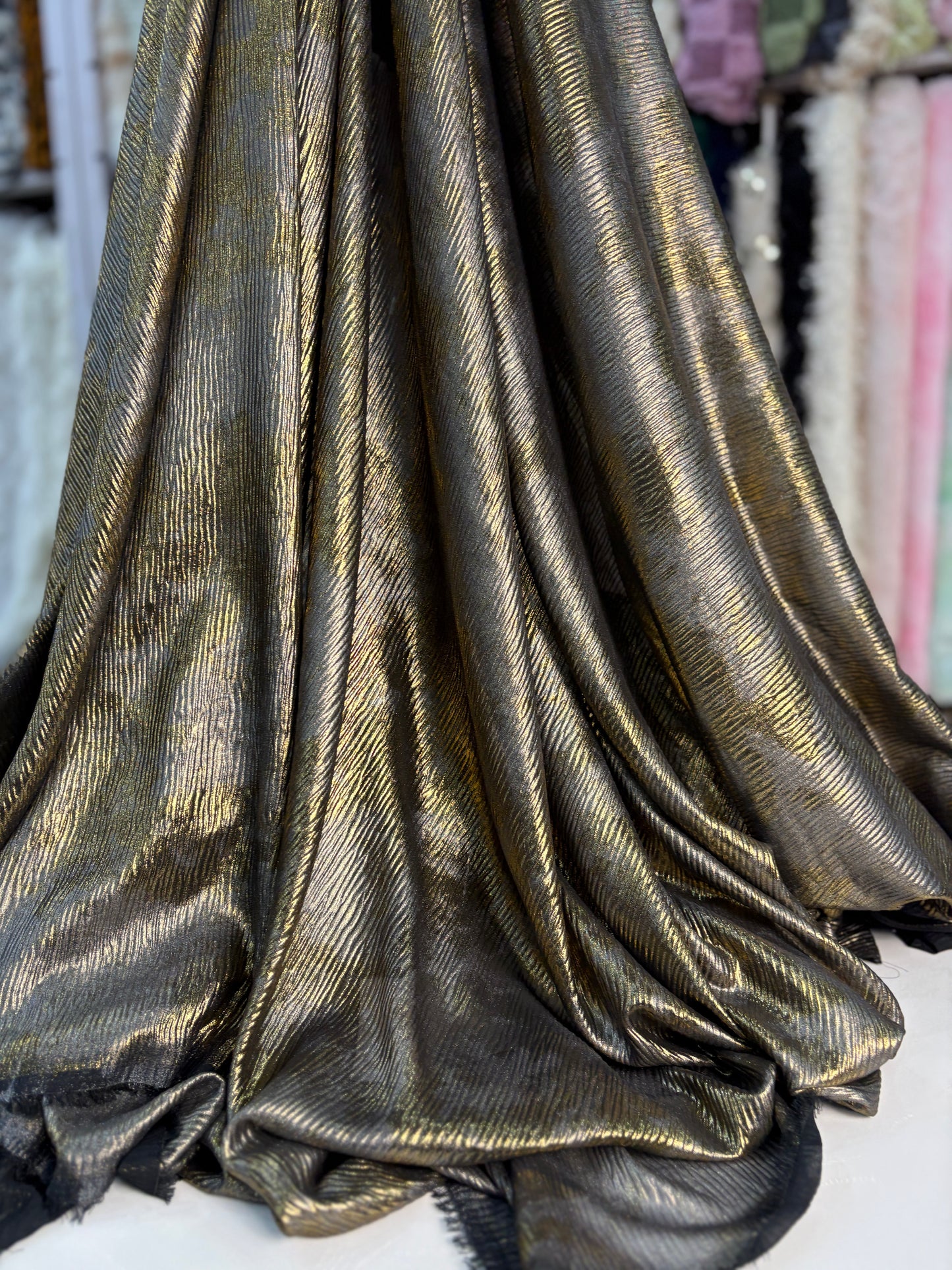 Chiffon Pleating with Dual foil