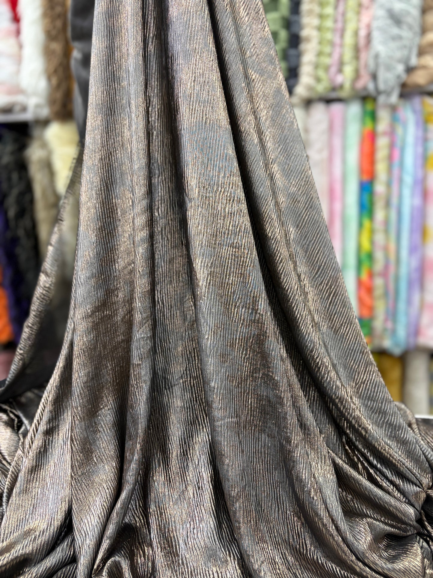 Chiffon Pleating with Dual foil