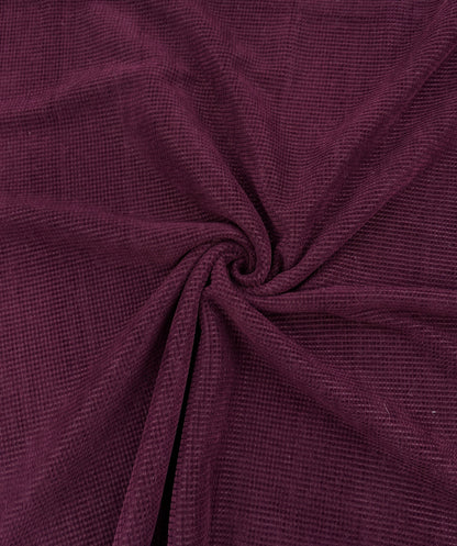 Double sided Textured Knit Plush Fabric