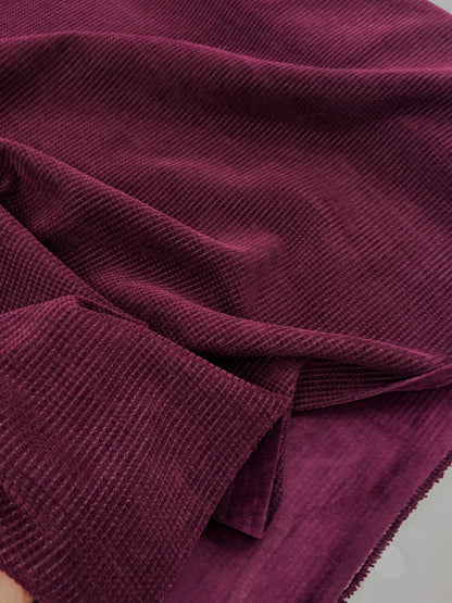 Double sided Textured Knit Plush Fabric