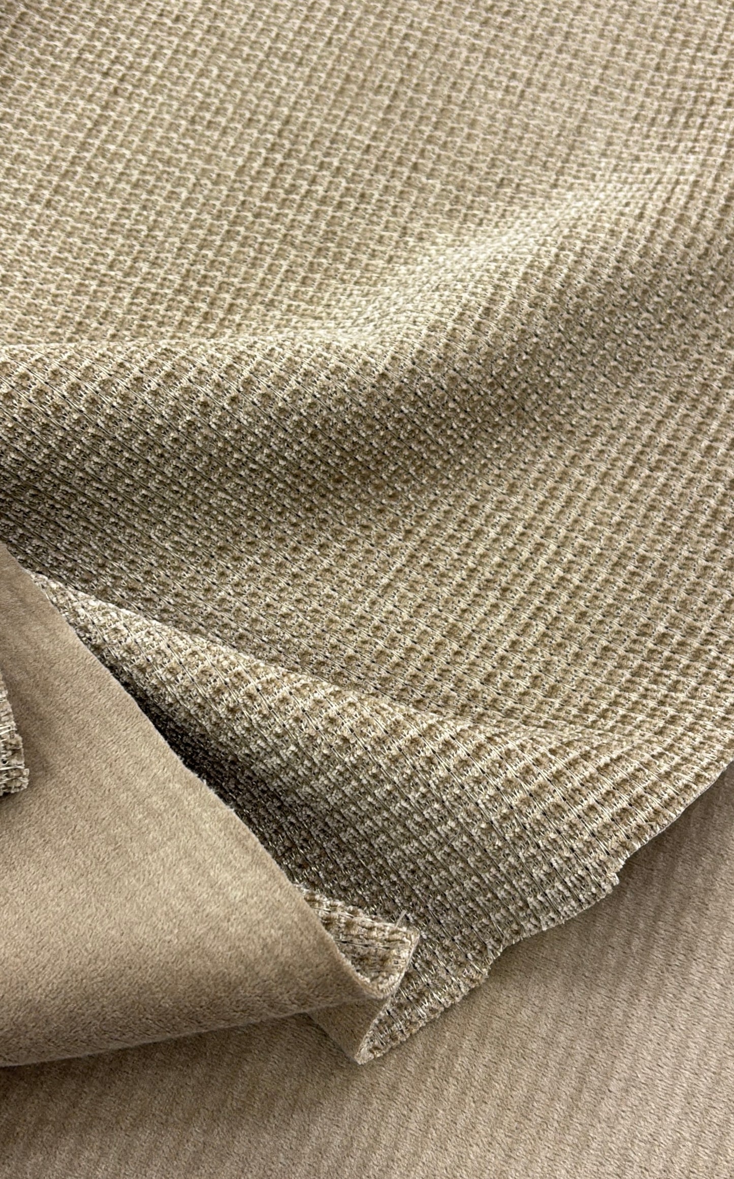 Double sided Textured Knit Plush Fabric