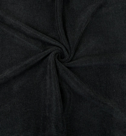 Double sided Textured Knit Plush Fabric