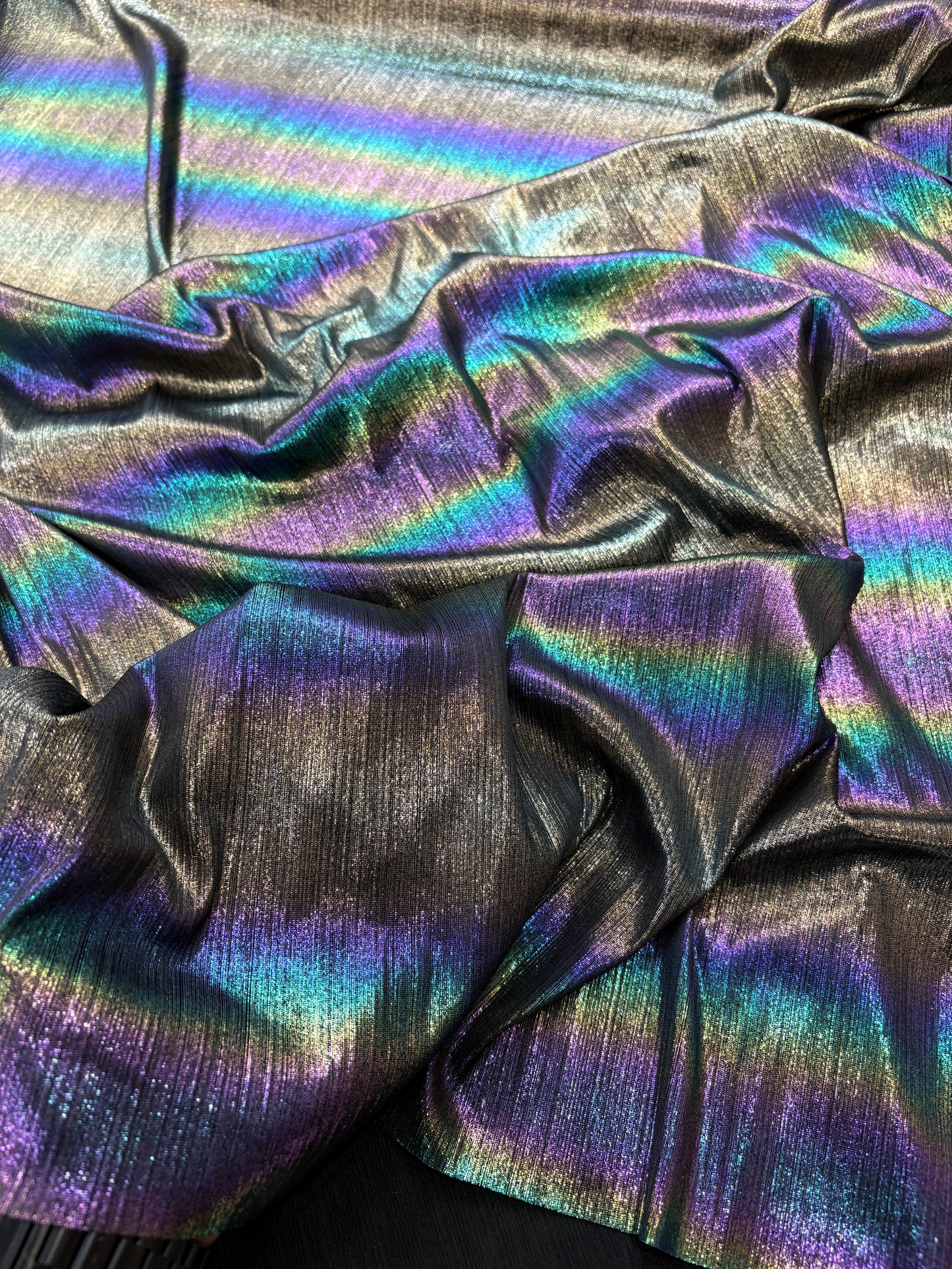 Foil Textured Lycra Knit