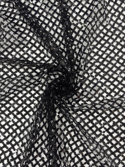 Sequin Crisscross Fabric