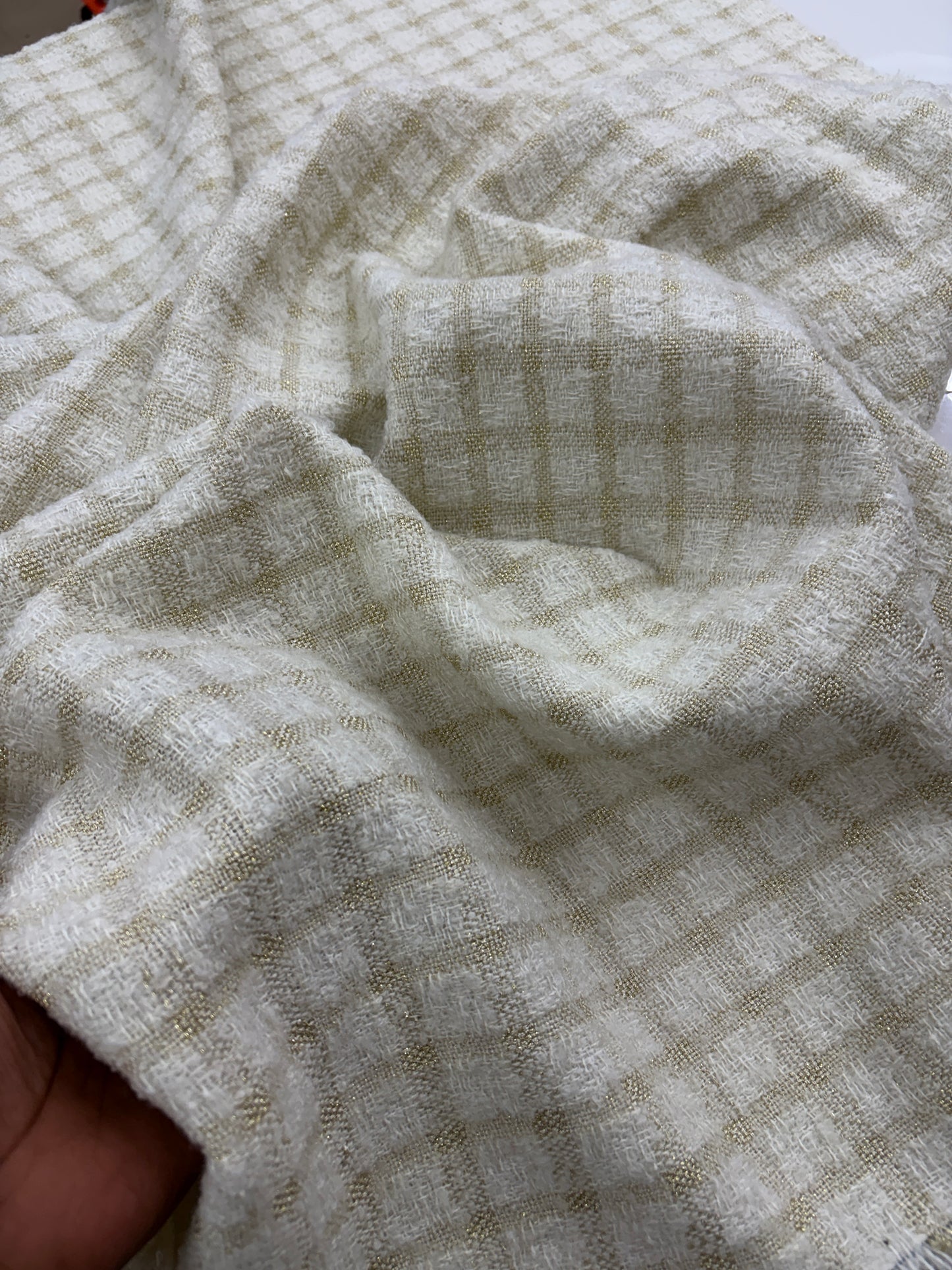 Luxe Lurex Check Tweed