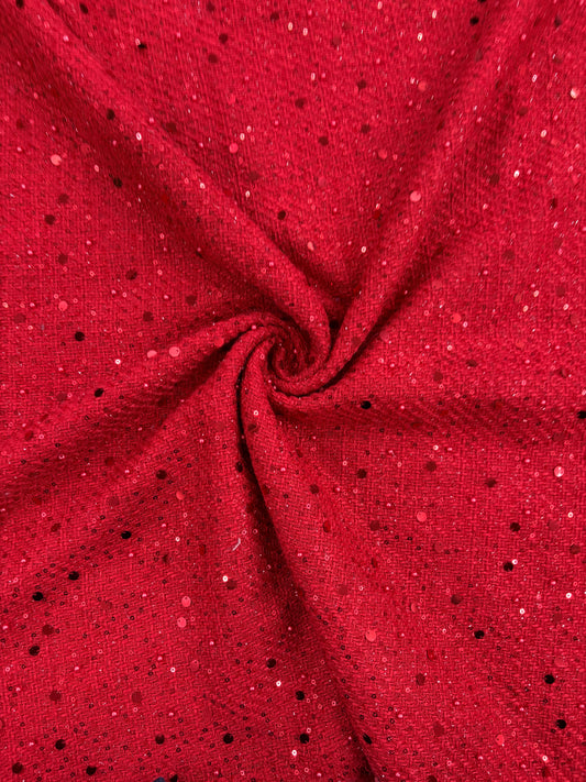 Tone-on-Tone Pearl Sequin Tweed