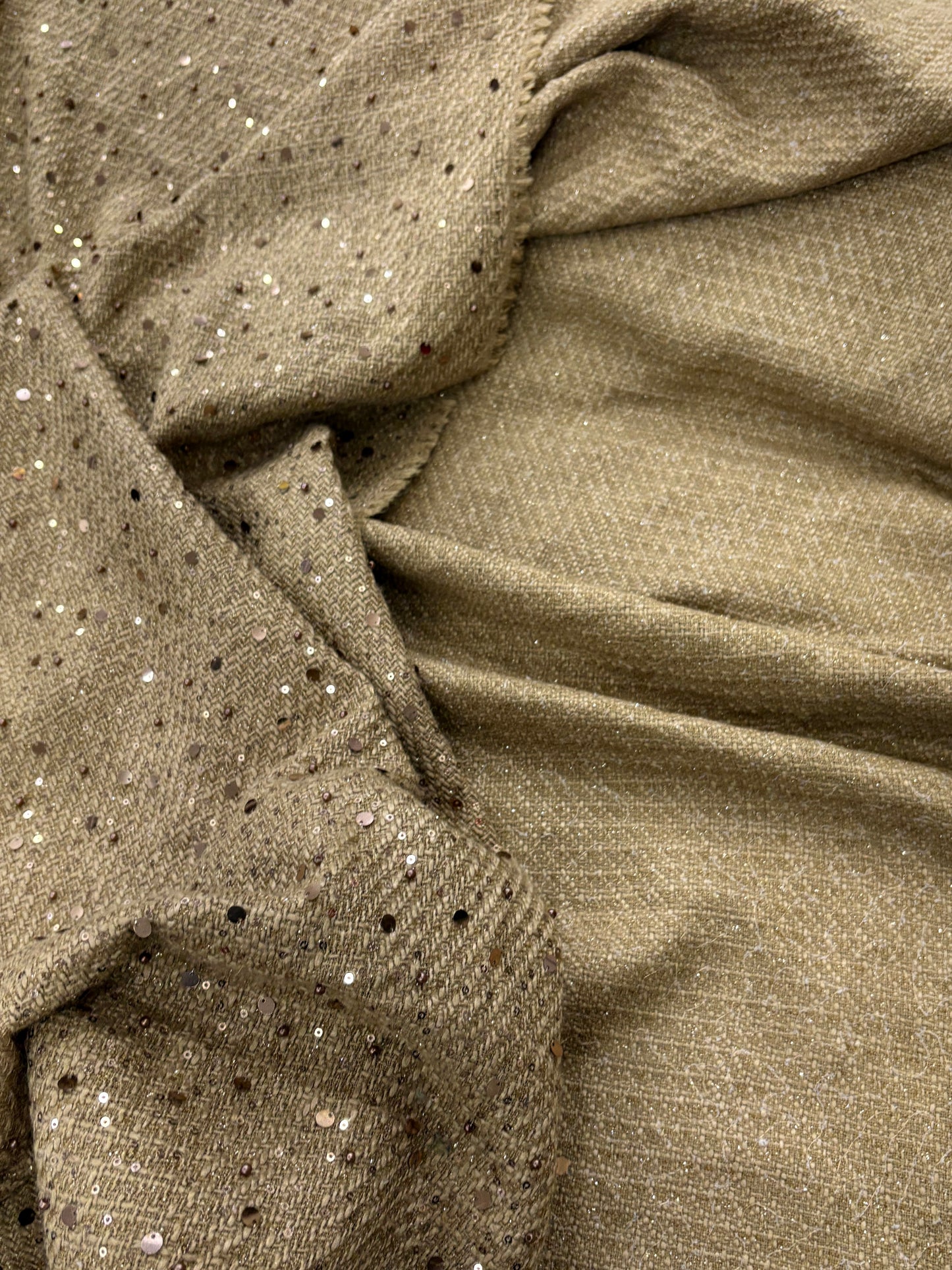 Tone-on-Tone Pearl Sequin Tweed