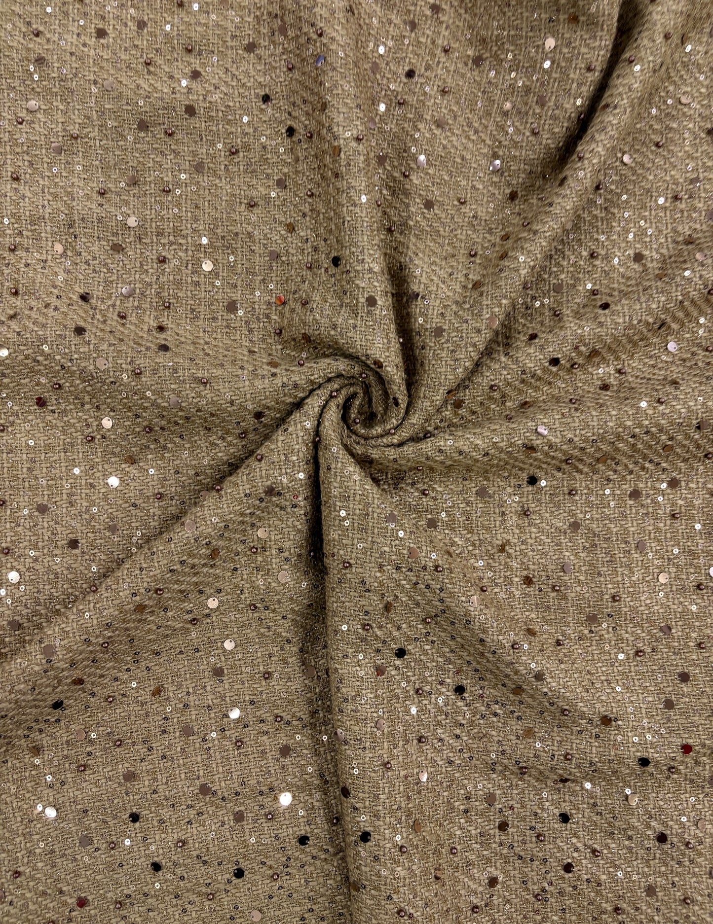 Tone-on-Tone Pearl Sequin Tweed