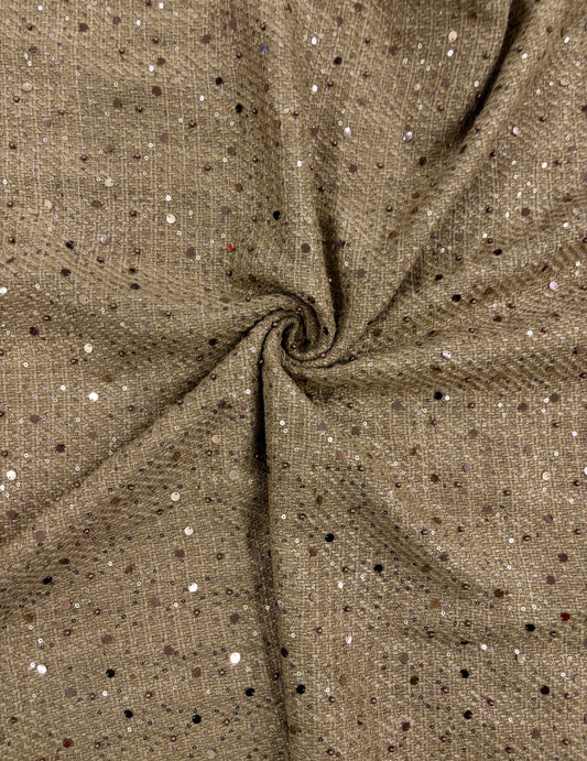 Tone-on-Tone Pearl Sequin Tweed