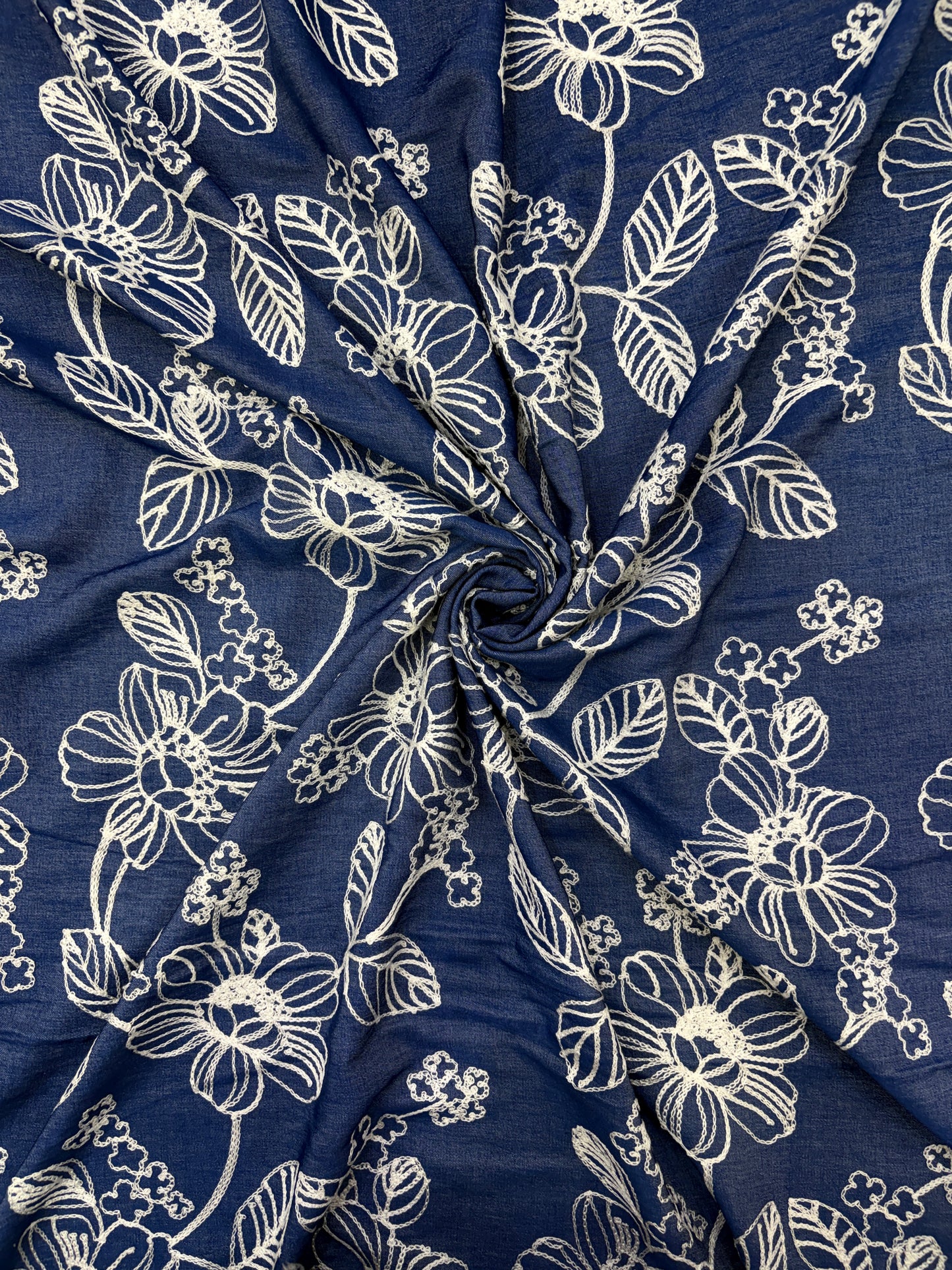 Soft Embroidered Denim