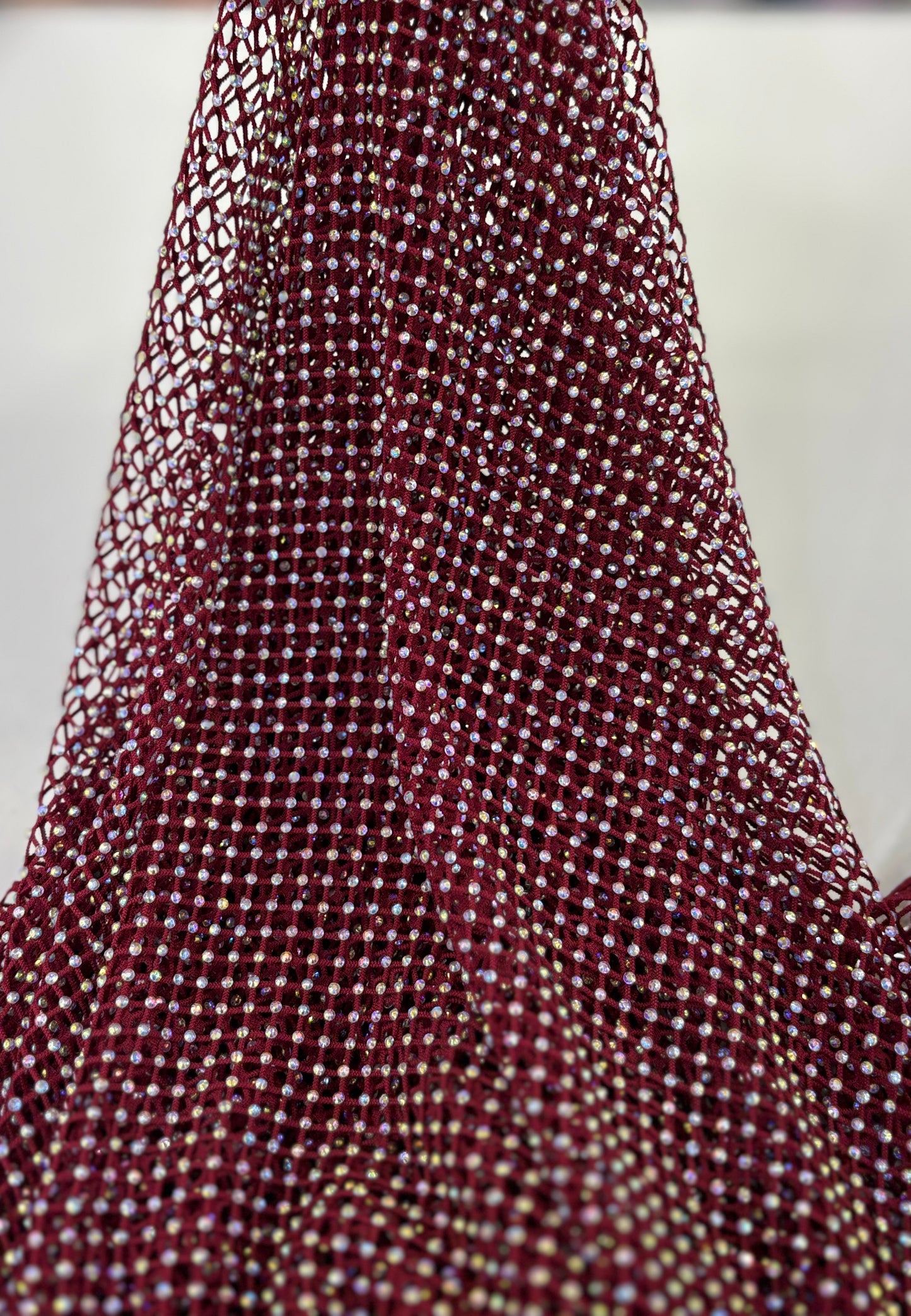 Premium Net Rhinestone Fabric