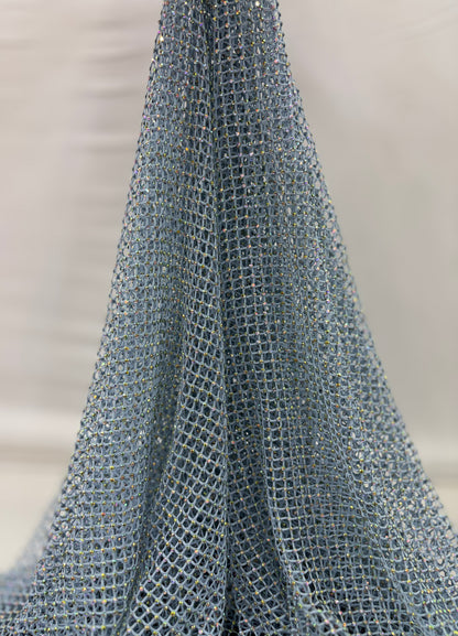 Premium Net Rhinestone Fabric