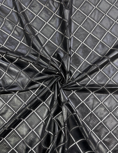 Square PU Cutwork Leather