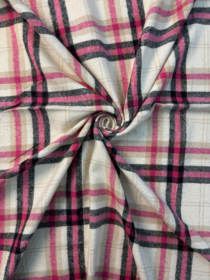 Cotton Flannel – One Side Brushed