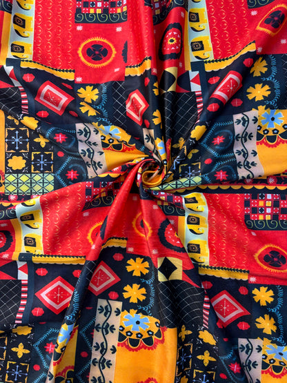 Premium Printed Holland Velvet