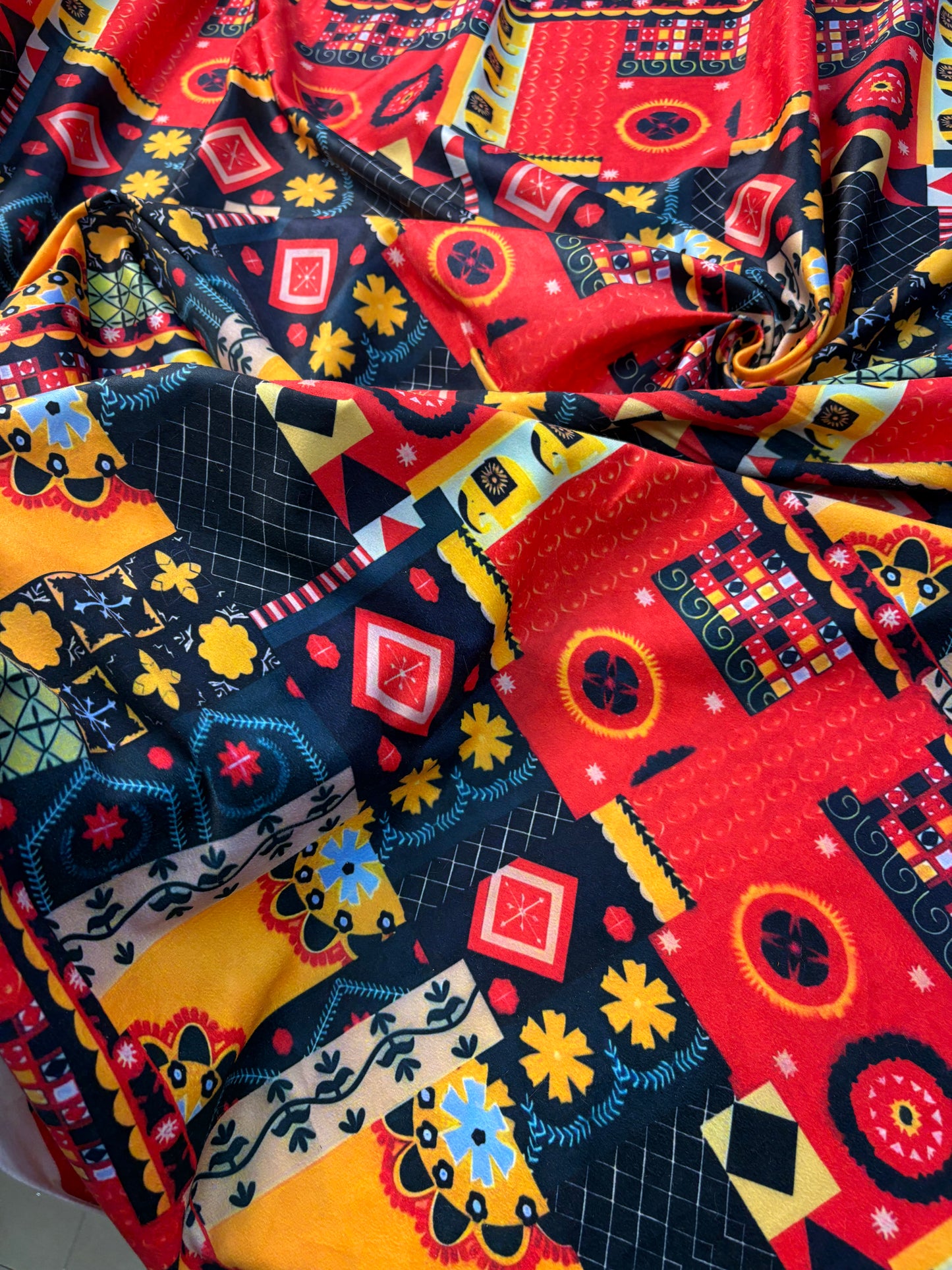 Premium Printed Holland Velvet