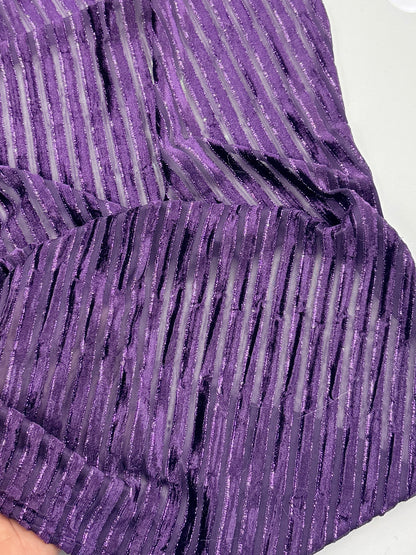 Fancy Sparkle Velvet Stripes