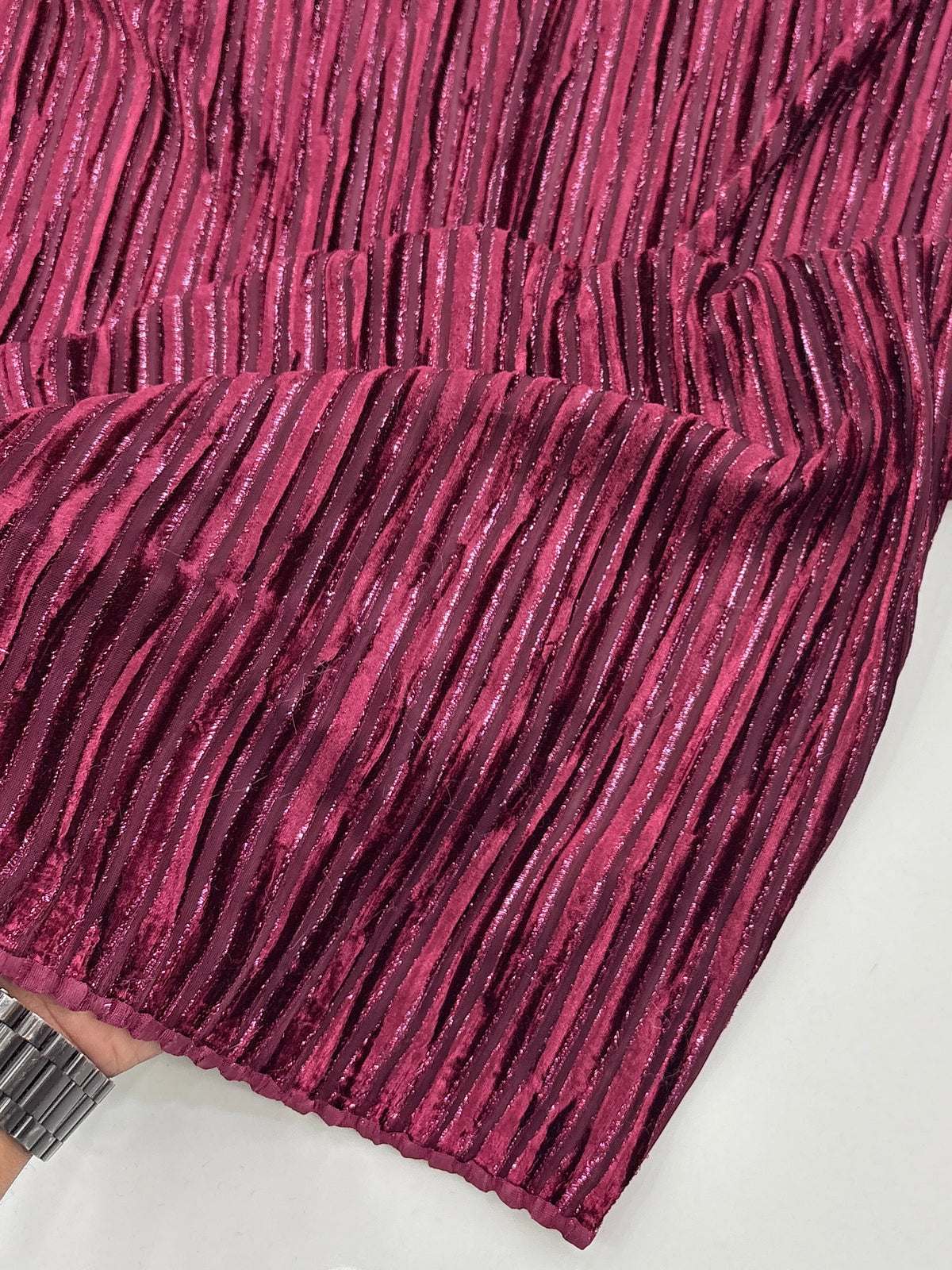 Fancy Sparkle Velvet Stripes